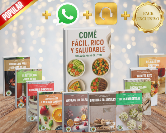 📦 COMBO PREMIUM EXCLUSIVE – Recetario 🥗 + 10 Bonus Exclusivos! 📦+ Club VIP + Soporte 1–1